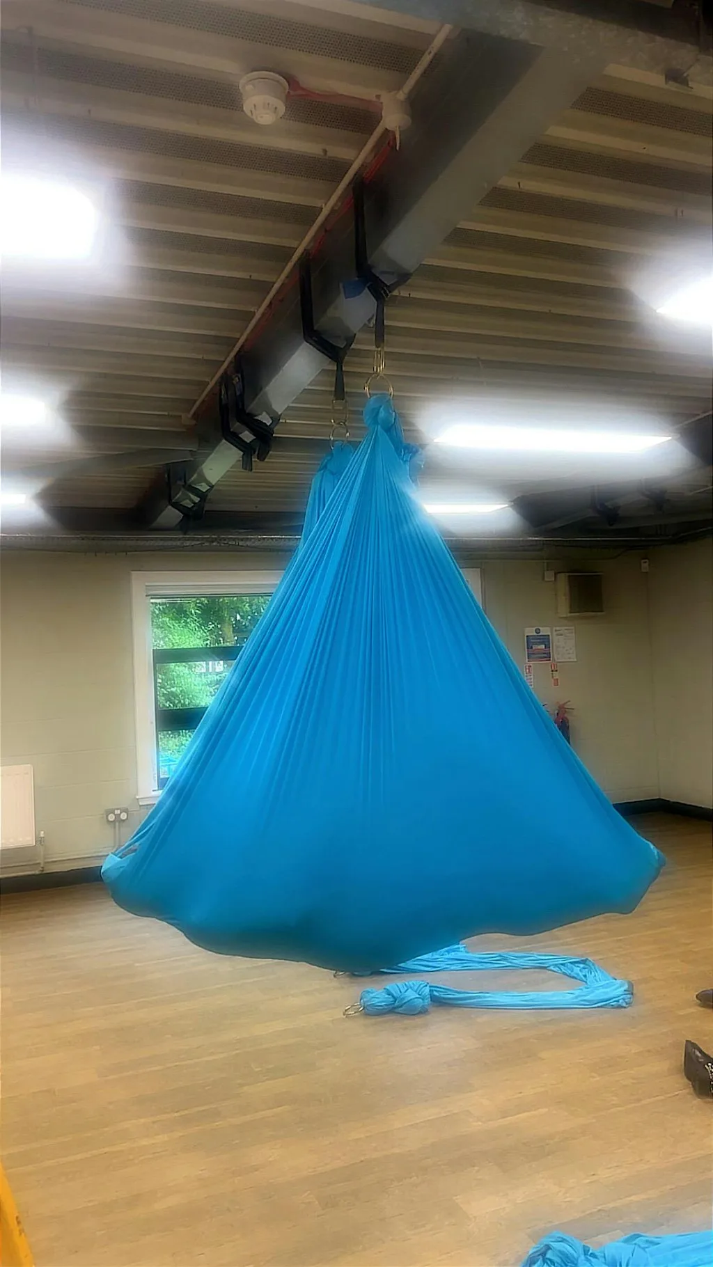 Sleep cocoon aerial sound bath experience at The Dunblane Centre