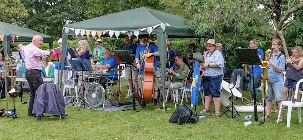 Jazz Jamboree Orchestra in the Secret Garden Kemptown at The Secret Garden, Antony Dale Trust