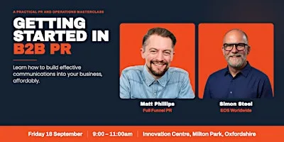 Getting Started in B2B PR | How to build PR operations into your business.