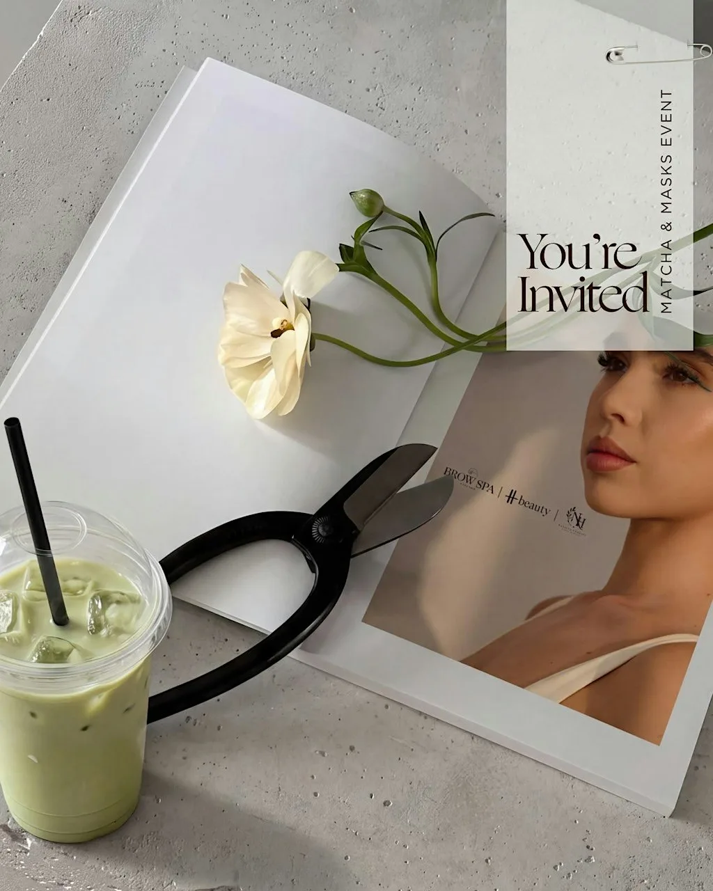 Matcha, Masks & Blooms