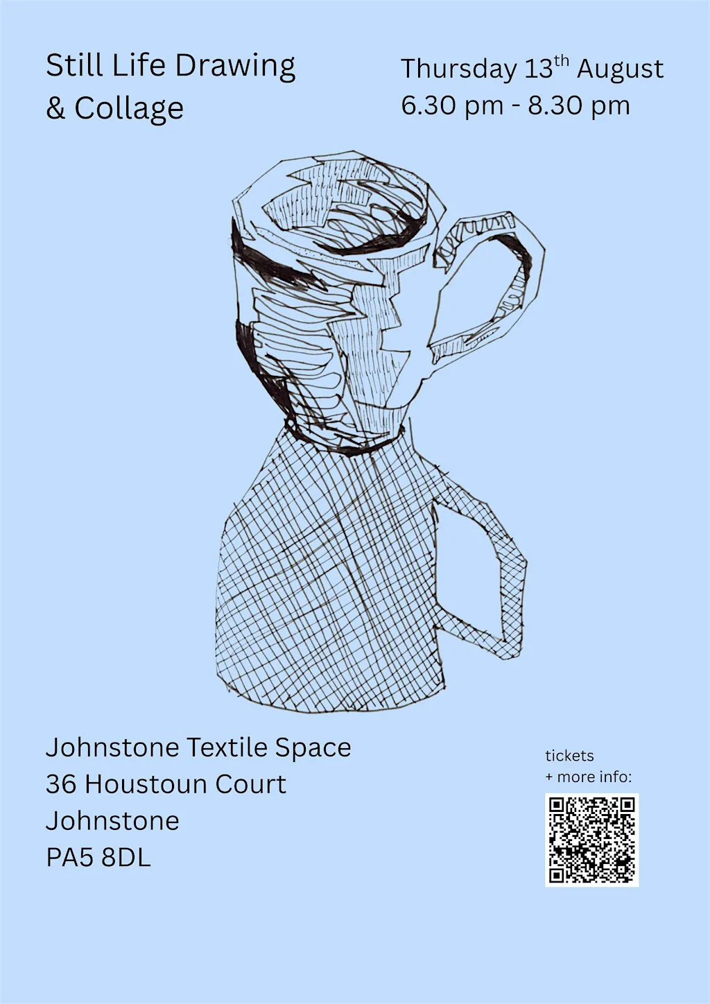 Still Life Drawing & Collage at Johnstone Textile Space