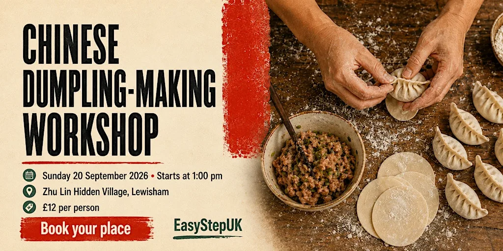 Chinese Dumpling-Making Workshop in Lewisham at Zhulin Hidden Village