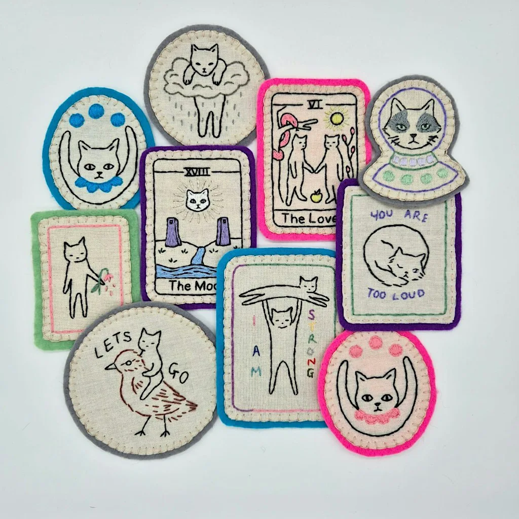 ✨ Stitch Your Purrfect Patch: Cat Embroidery Workshop at Purrfect Space