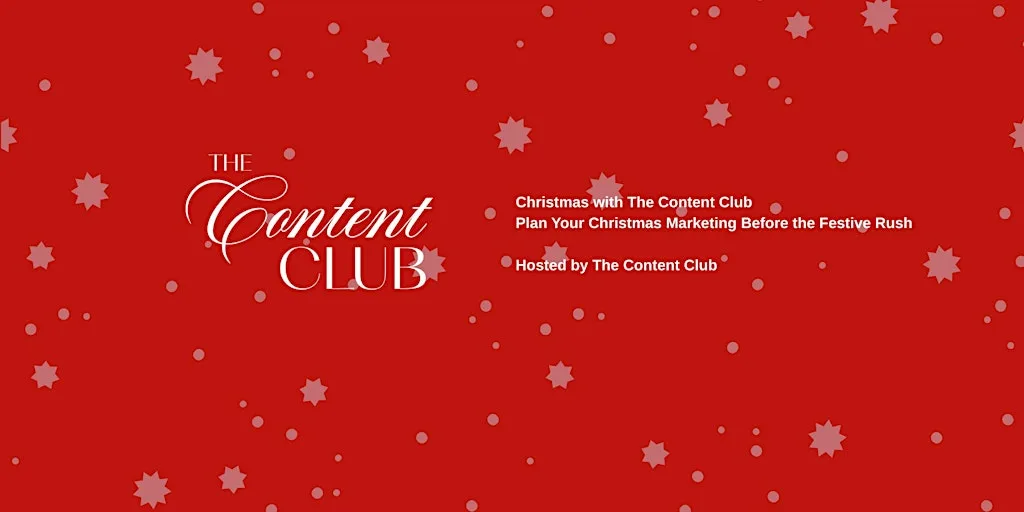 Christmas with The Content Club | Plan Your Christmas Socials at 73 Ocean Dr