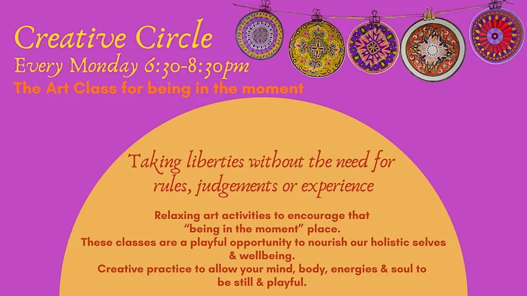 WEEKLY Creative Circle ART Classes at Westgate Art Studios