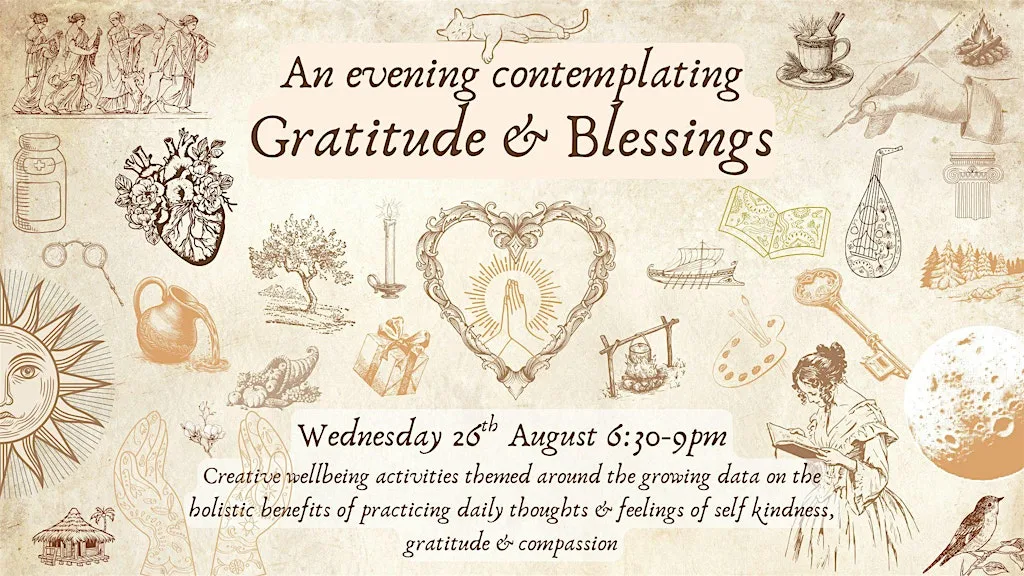 Contemplating Gratitude & Blessings- A Creative Workshop