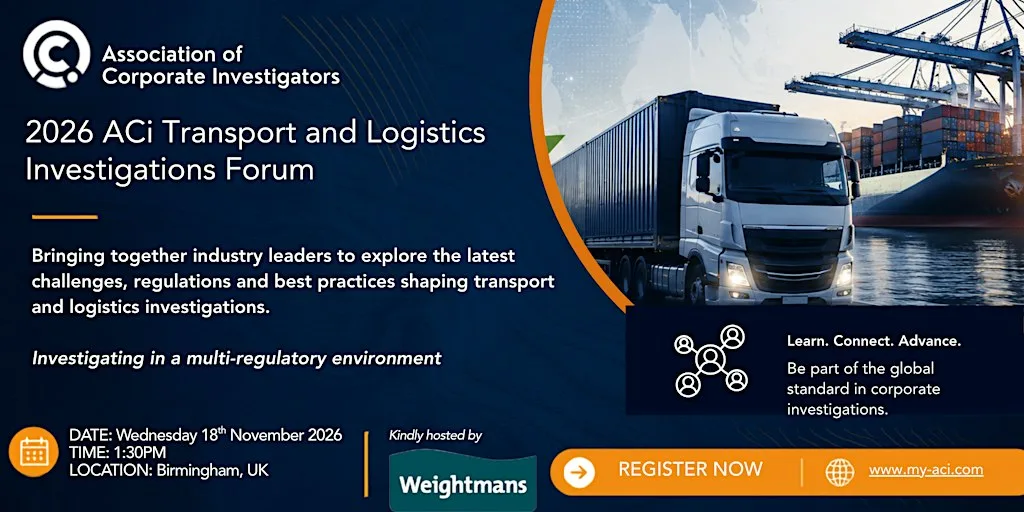 ACi Transport and Logistics Investigations Forum