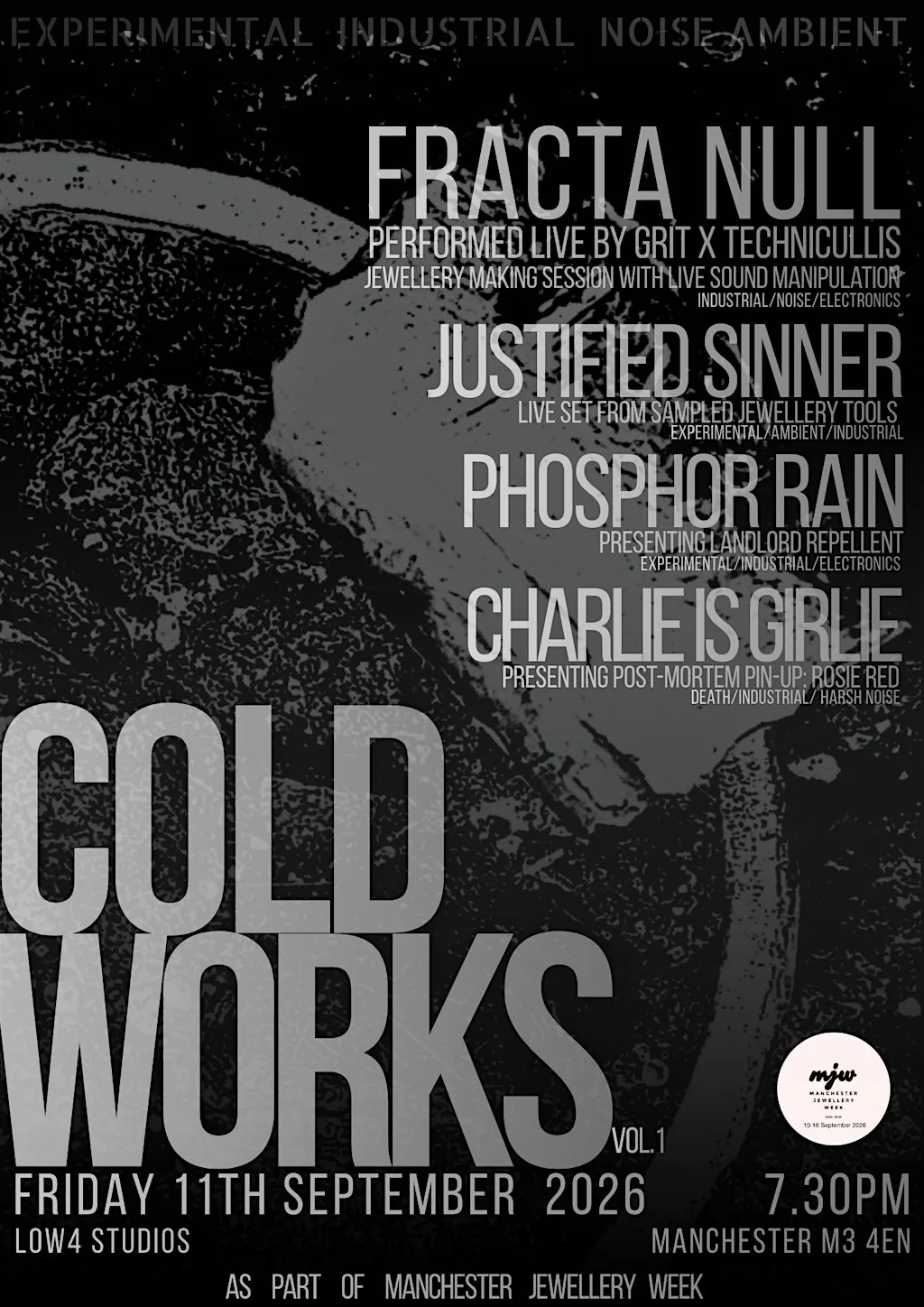 Manchester Jewellery Week- Cold Works at Low Four Studio