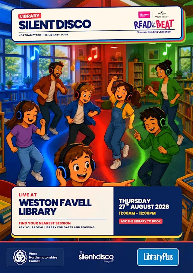 Silent Disco at Weston Favell Library - Session 1: 11am - 11:15am at Weston Favell Library