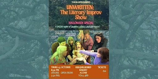 Unwritten the Literary Improv Show takes on a spooky twist