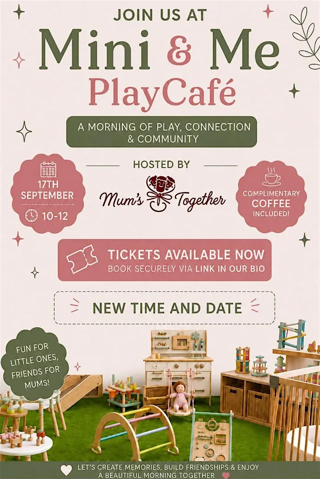 Mums together x mini & me at Mini & Me Play Café