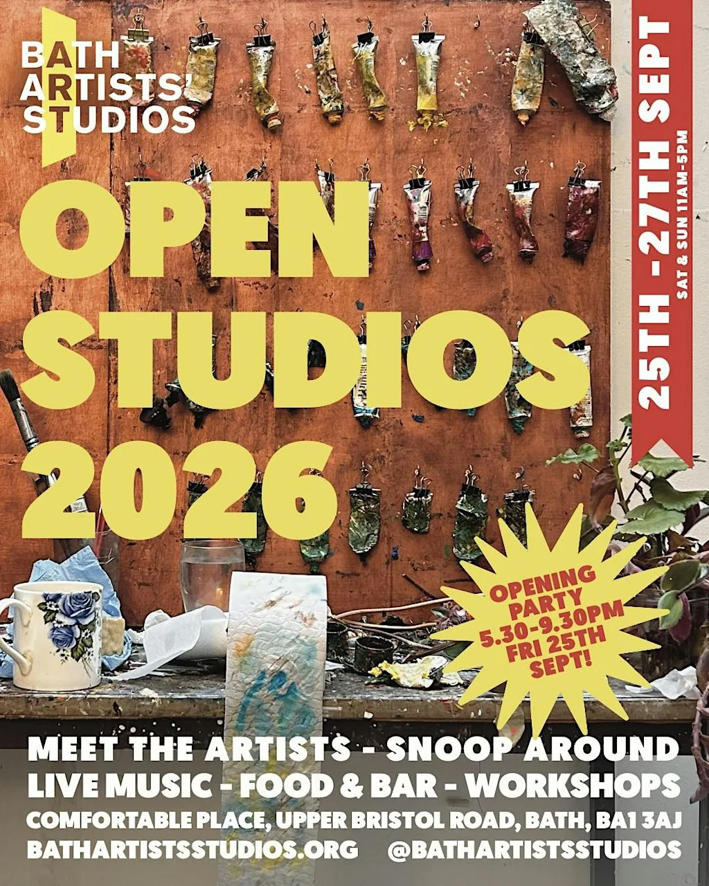 Bath Artists' Studios - Open Studios 2026 at Bath Artists' Studios