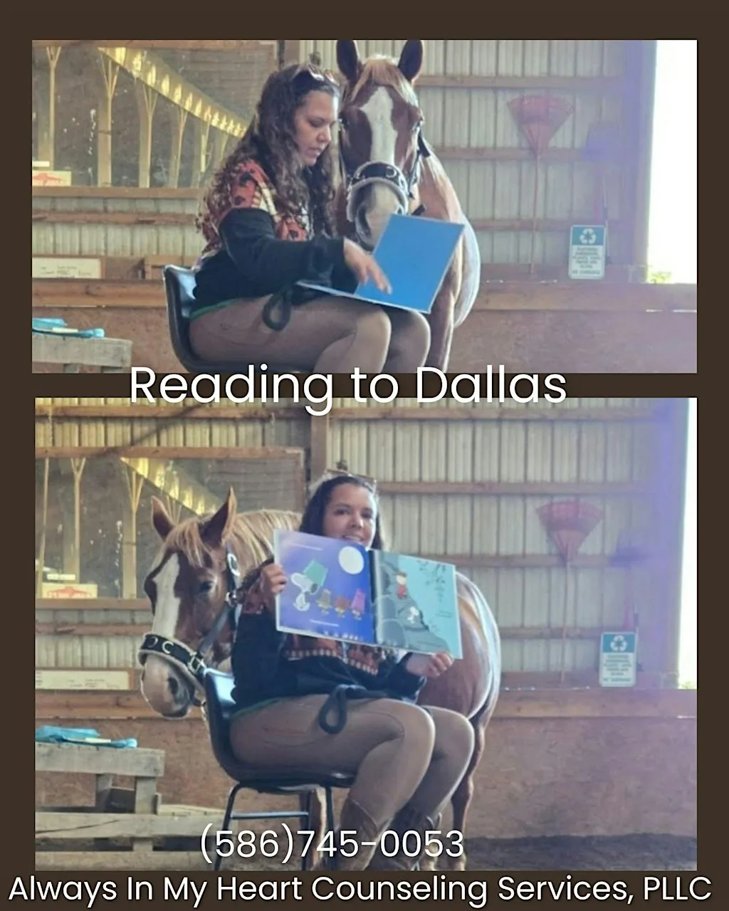 Books & Hooves & Carrots: A Family Friendly Reading to Horses @ the Barn