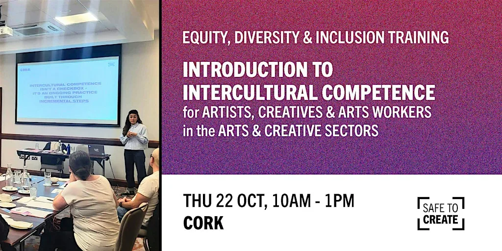 Intro to Intercultural Competence for Artists, Creatives & Arts Workers at Nano Nagle Place