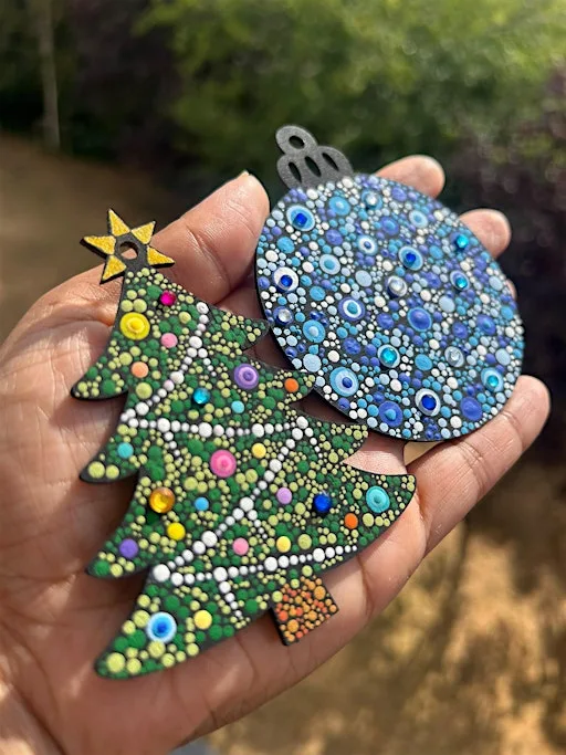 Christmas Creations: Ornament Painting Workshop at Sweetfields' Cafe & Bakery
