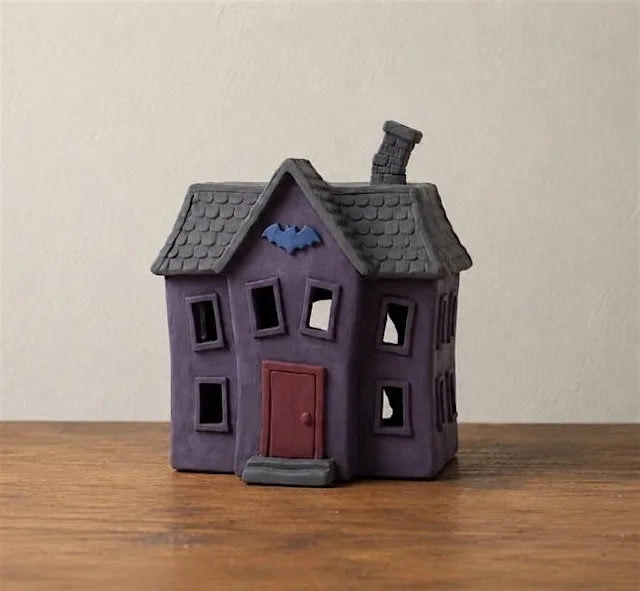 Spooky House Clay Lanterns for 8-12yrs at Flowerfield Arts Centre