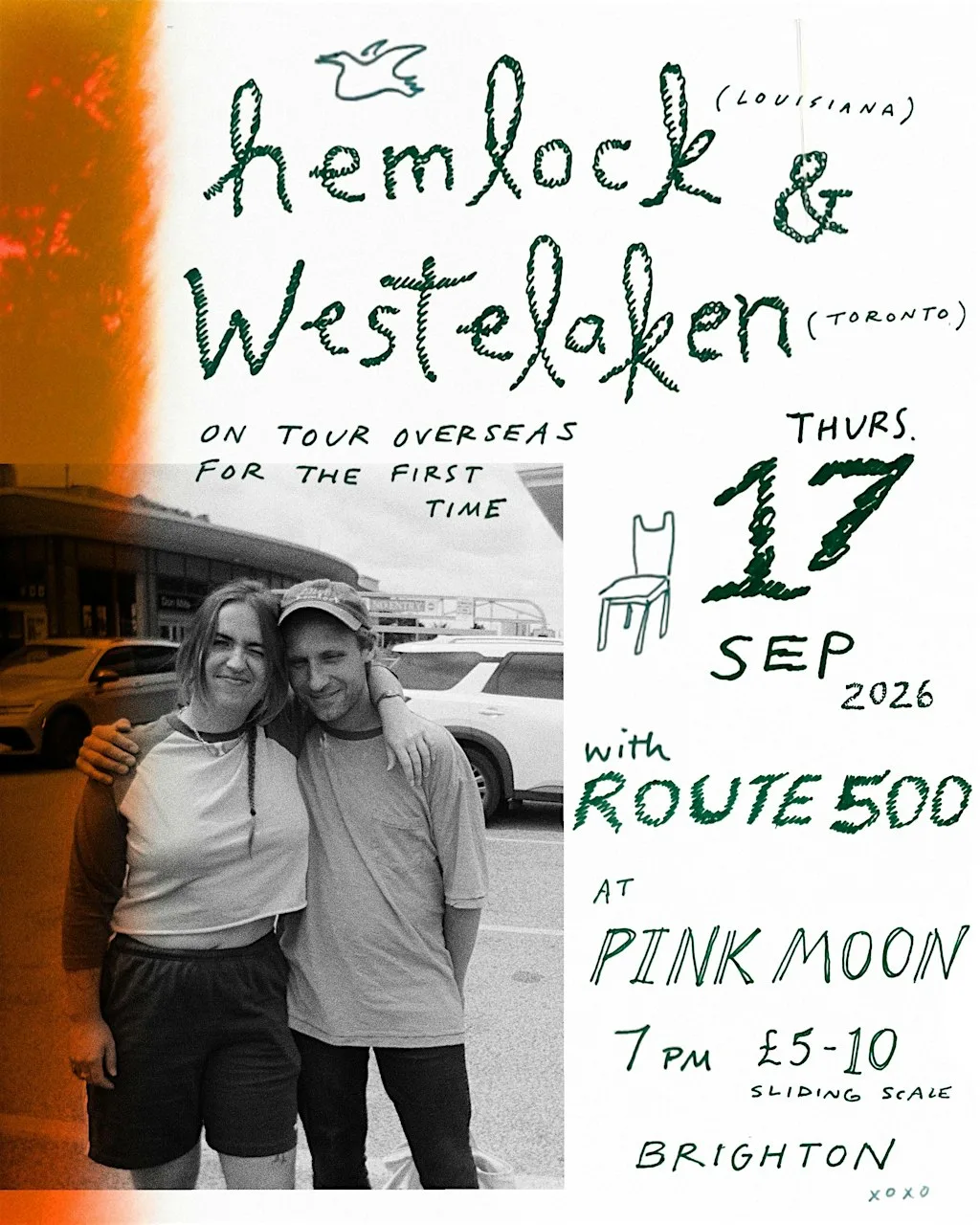 Hemlock + Westelaken, with Route 500