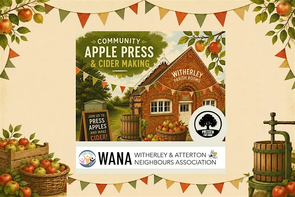 Pressed for Good Community Fruit Pressing at Witherley Parish Room at Chapel Lane