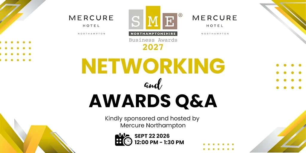 Networking and Awards Q&A at Mercure Northampton at Mercure Northampton