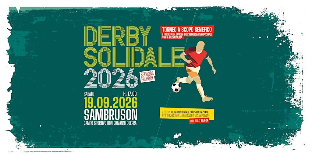 Copia di CENA DI BENEFICENZA / DERBY SOLIDALE 2026