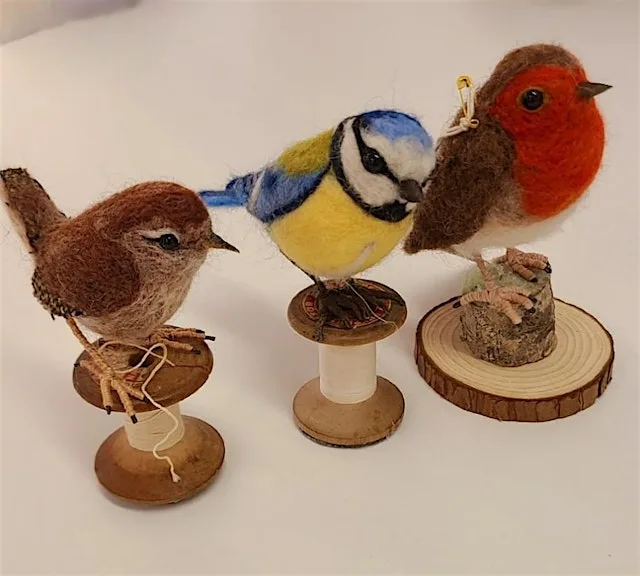 Needle Felted Birds for 18+yrs