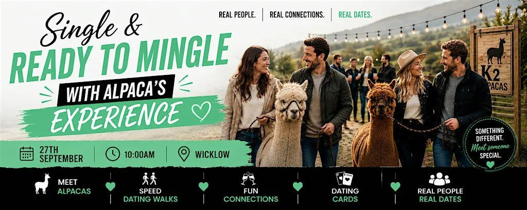 Singles Mingle With Alpacas Experience Wicklow