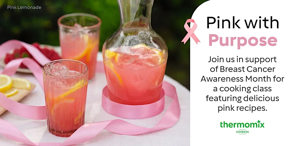 Pink with Purpose Cooking Class - Thermomix TM7 – (AB10 7DR)
