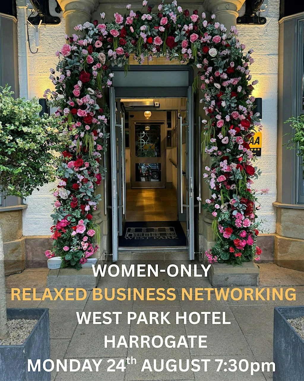 Women-Only Networking in Harrogate - Connect Women in Biz at The West Park Hotel