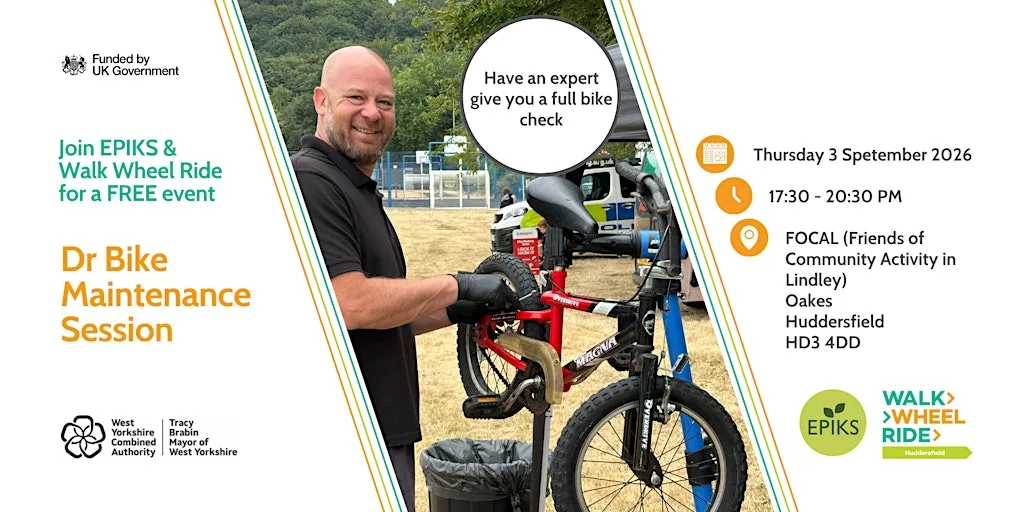 FREE Dr Bike Maintenance Lindley/Oakes Huddersfield