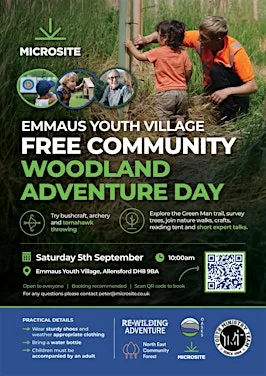Community Woodland Adventure Day at Emmaus Youth Village