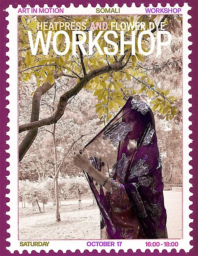 Art in Motion Workshop: Sustainable Somali Fashion by Jihan Hersi at Oxford House in Bethnal Green