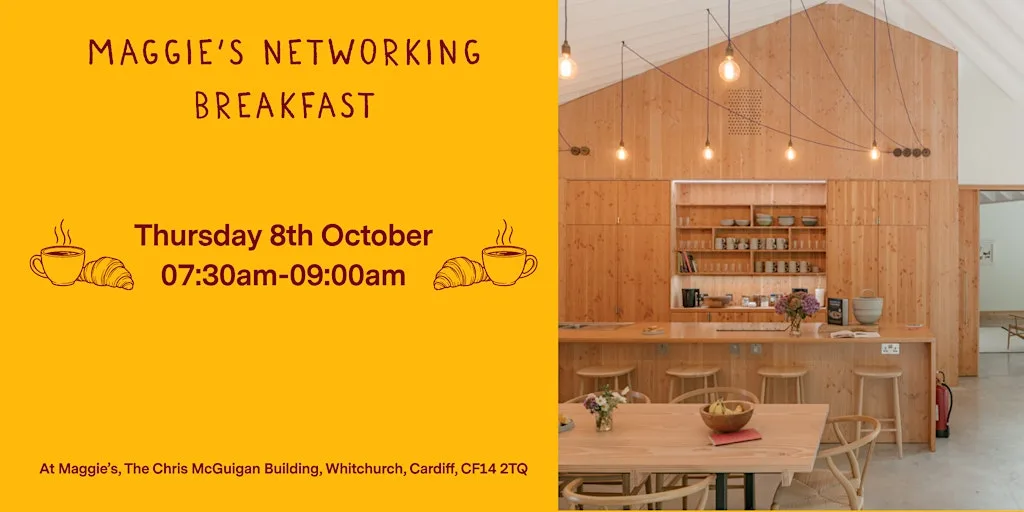 Networking Breakfast for Maggie's in Cardiff