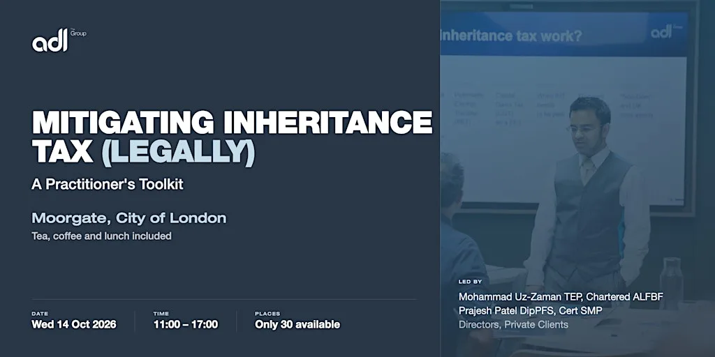 Mitigating Inheritance Tax (Legally): A Practitioner's Toolkit