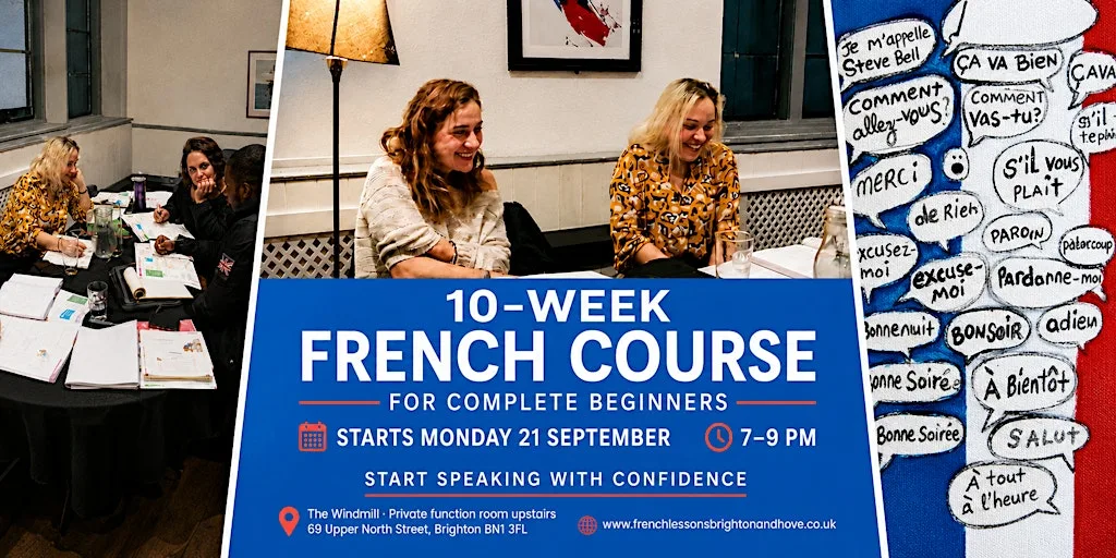 10-Week French Course for Complete Beginners – Monday Evenings