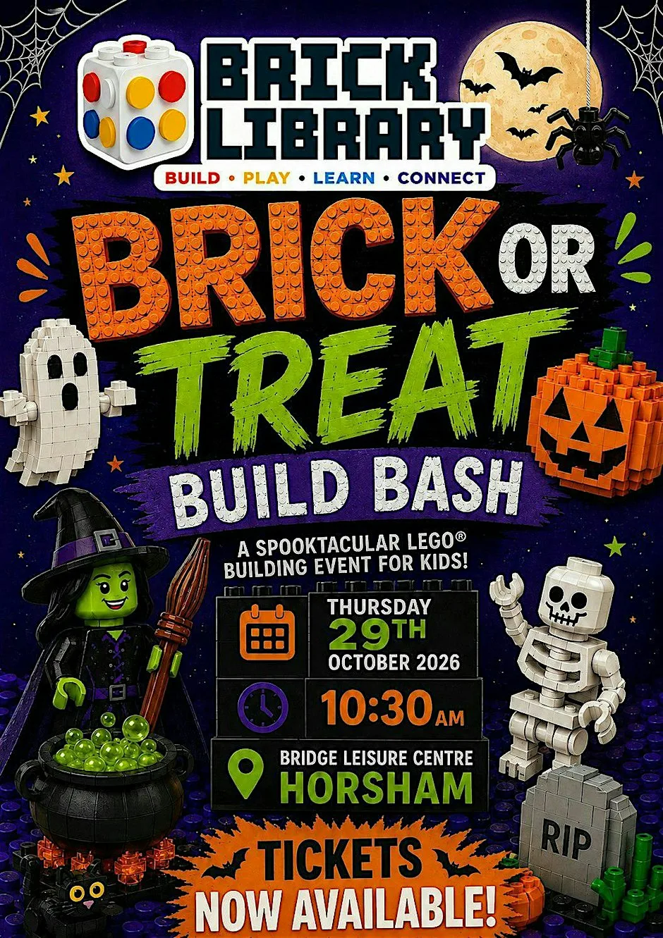 Brick or Treat Build Bash - A Spooktacular Brick Building Event for Kids! at The Bridge Leisure Centre