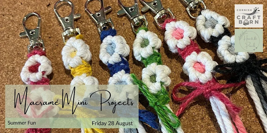 Summer Fun – choice of Macramé projects