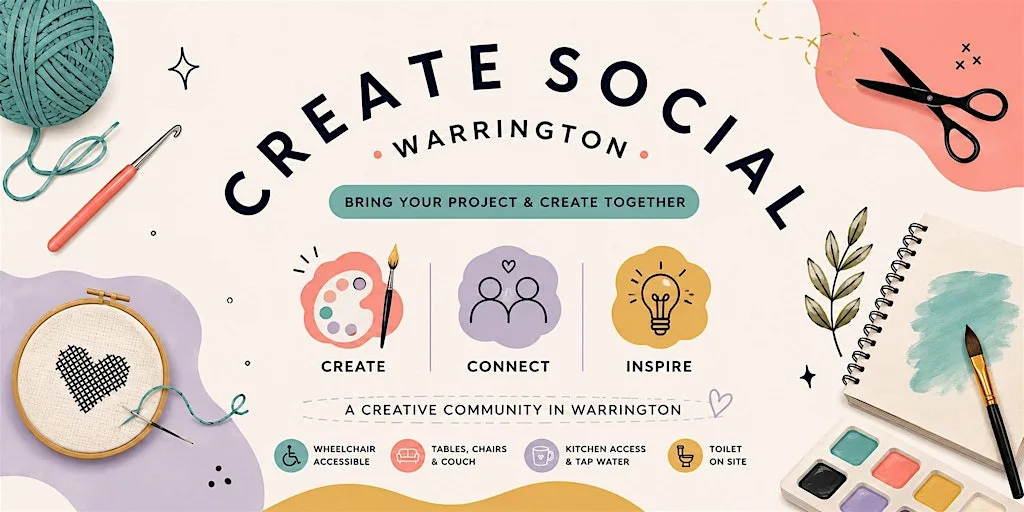 Creative Social Warrington: Bring Your Project & Create Together at St Thomas's C of E Church