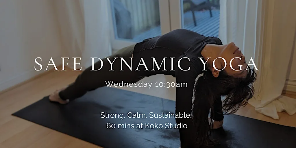 Safe Dynamic Yoga — Wednesday 10:30am at 5th floor suite 384, 93 Hope St