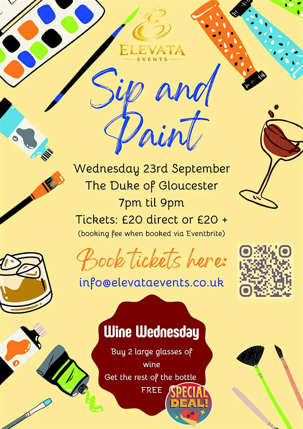 Sip and Paint Evening