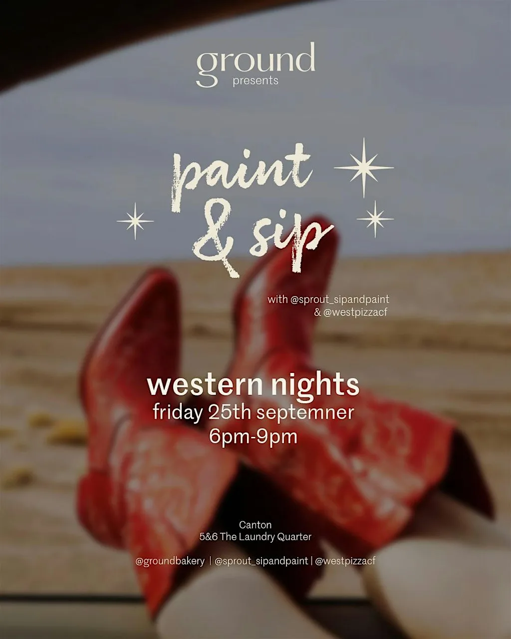 Paint & Sip Western night