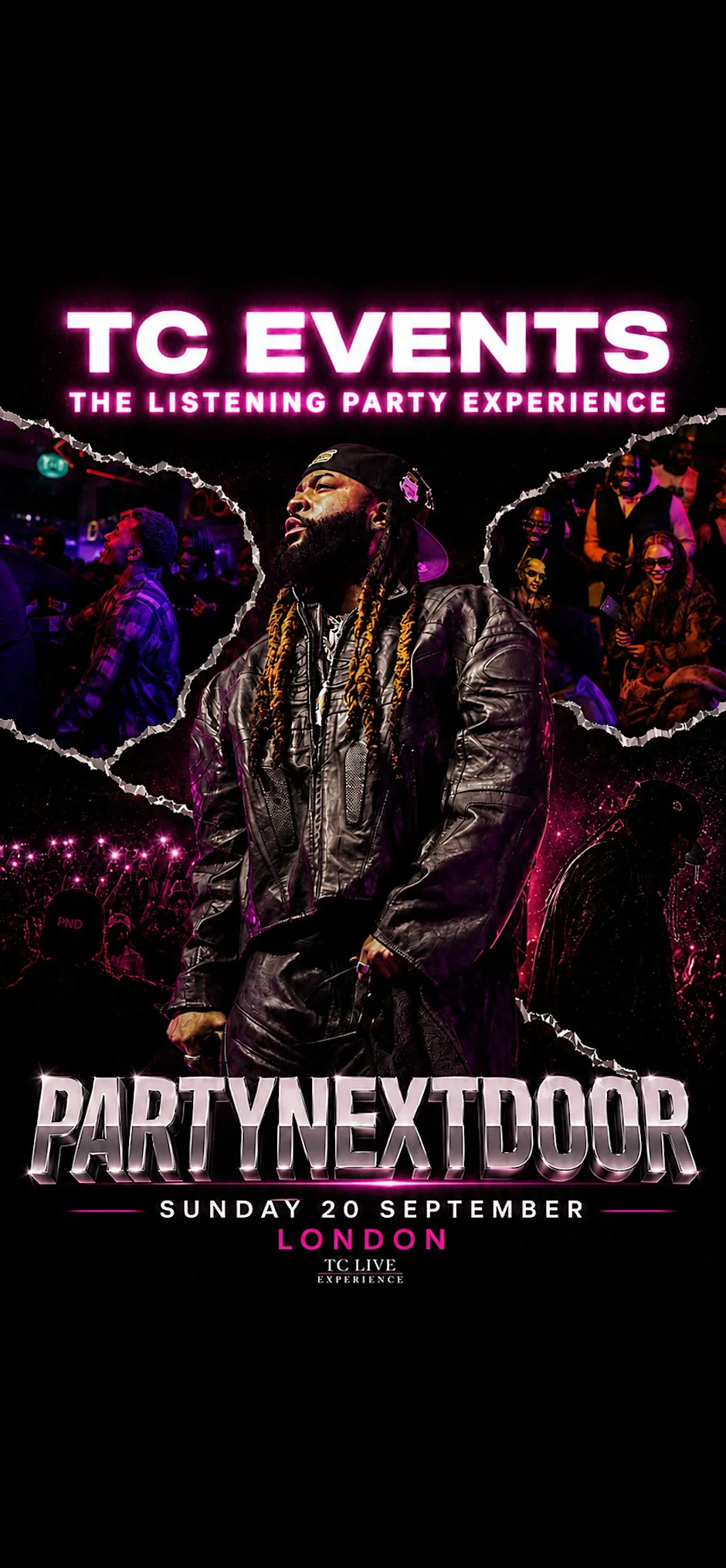 PartyNextDoor listening party experience at The Camden