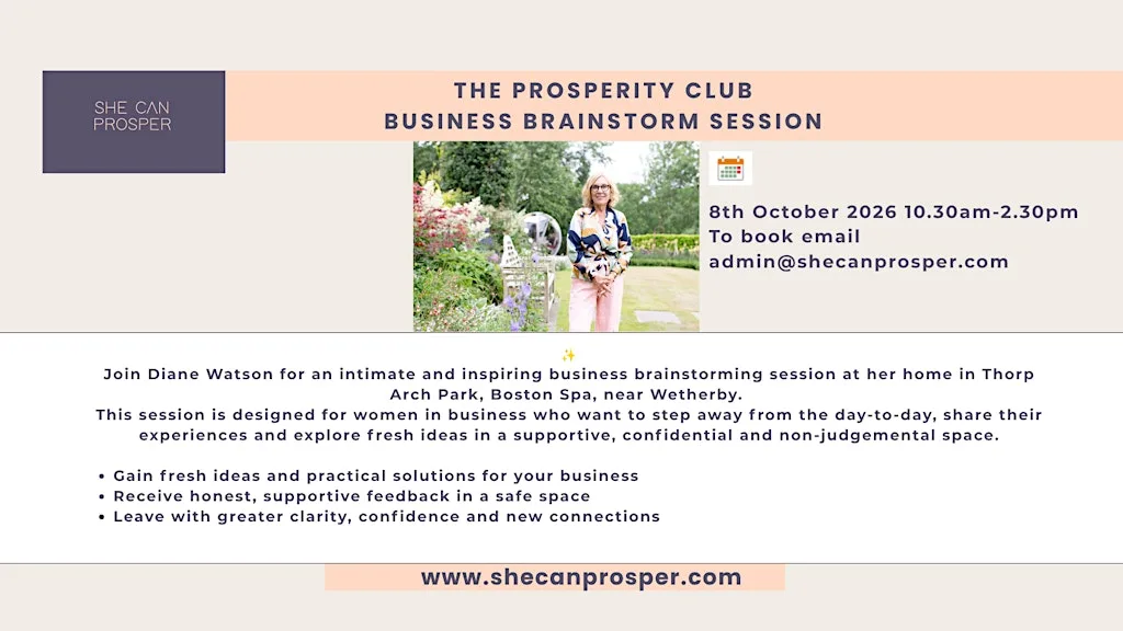 The Prosperity Club at 34 Thorp Arch Park