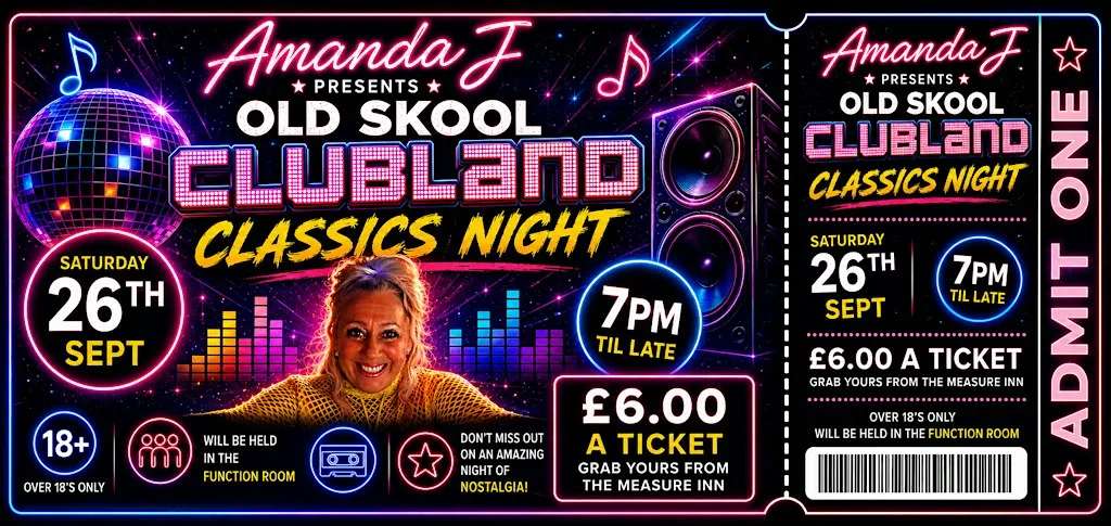 LIVE!@The Measure Presents Clubland Classics with Amanda J