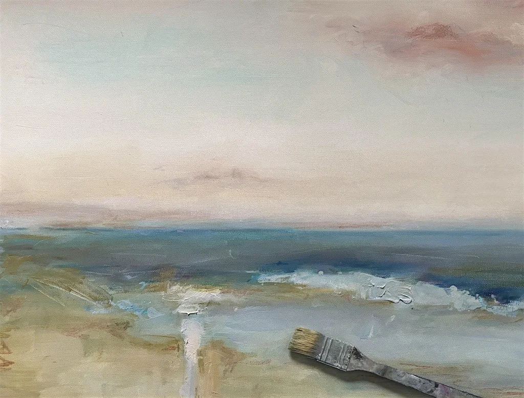 Calm Coastlines Oil Painting 18+yrs at Flowerfield Arts Centre
