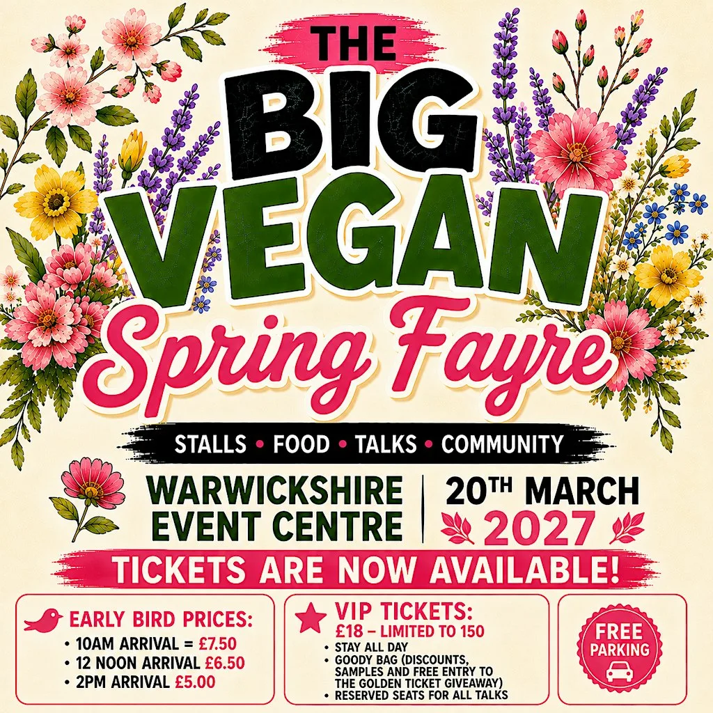 The Big Vegan Spring Fayre at Warwickshire Event Centre