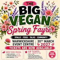 The Big Vegan Spring Fayre at Warwickshire Event Centre