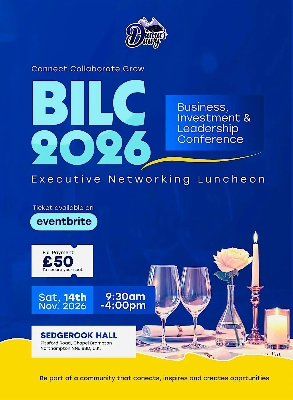 Executive Leadership & Investment Conference at Sedgebrook Hall