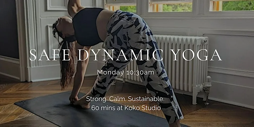 Safe Dynamic Yoga — Monday 10:30am at 5th floor suite 384, 93 Hope St