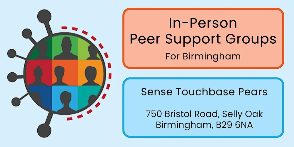 Long Covid Support - In Person Peer Support Group - Birmingham at Sense TouchBase Pears