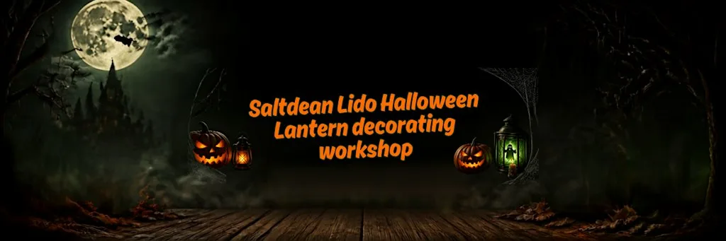Saltdean Lido Kids Halloween Lantern Decorating at Saltdean Lido